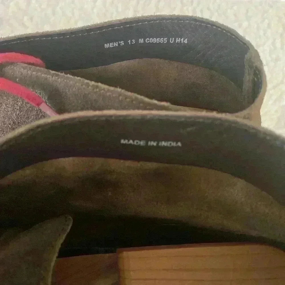 Cole Haan Paul Chukka Boots Shoes‎ Mens Size 13 Brown Distressed Suede Lace Up